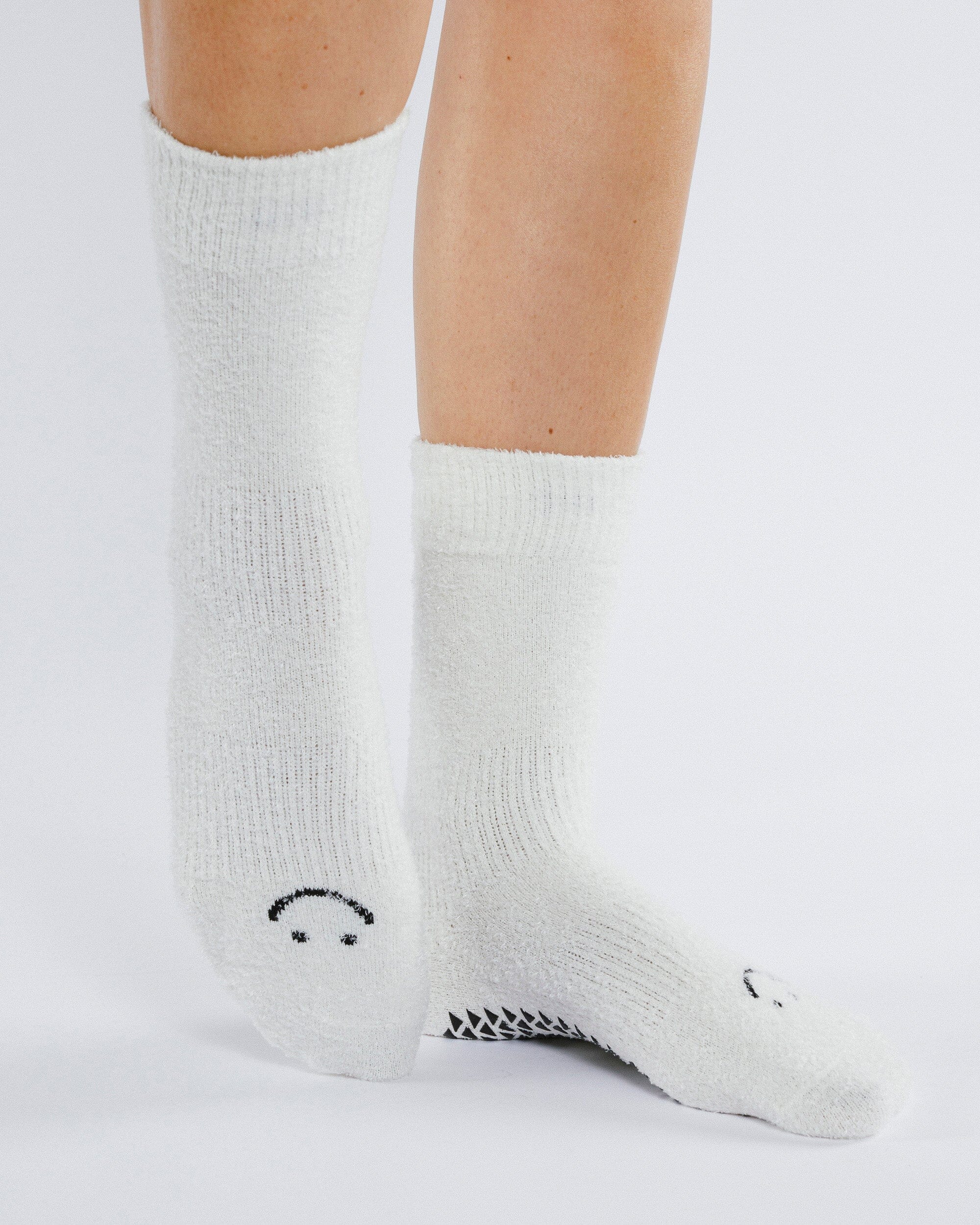 Happy Cloud Cozy Crew Grip Sock
