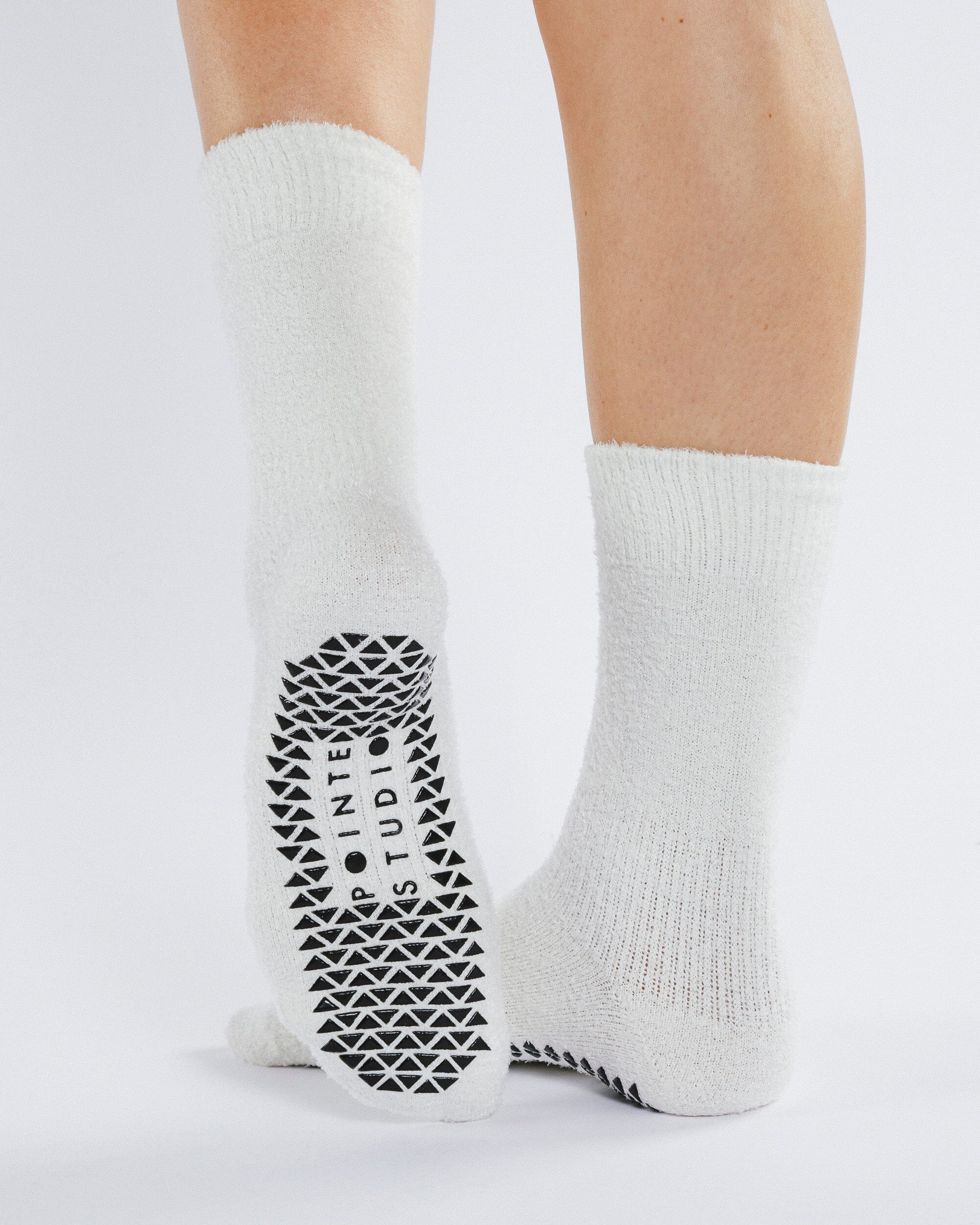 Happy Cloud Cozy Crew Grip Sock