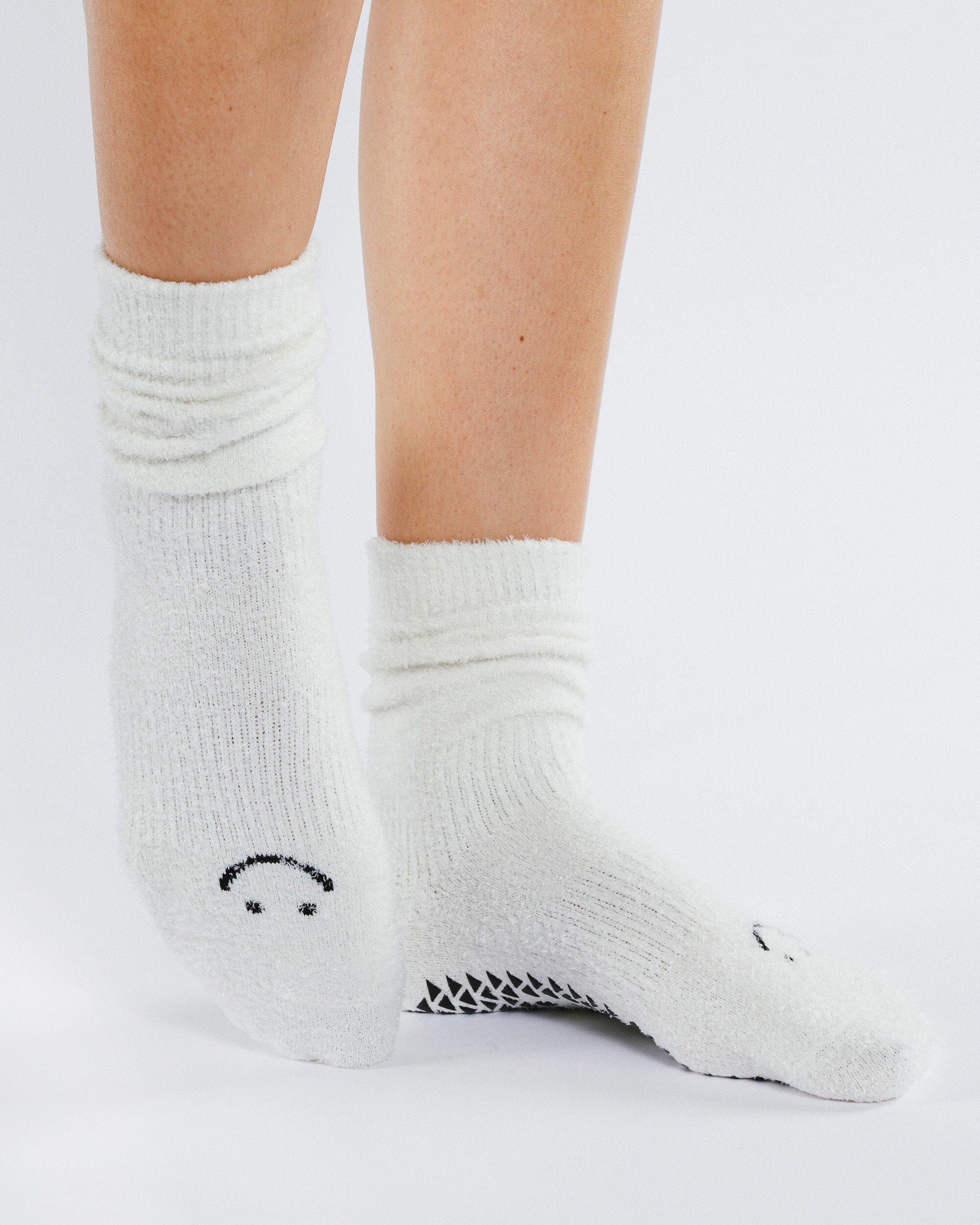 Happy Cloud Cozy Crew Grip Sock