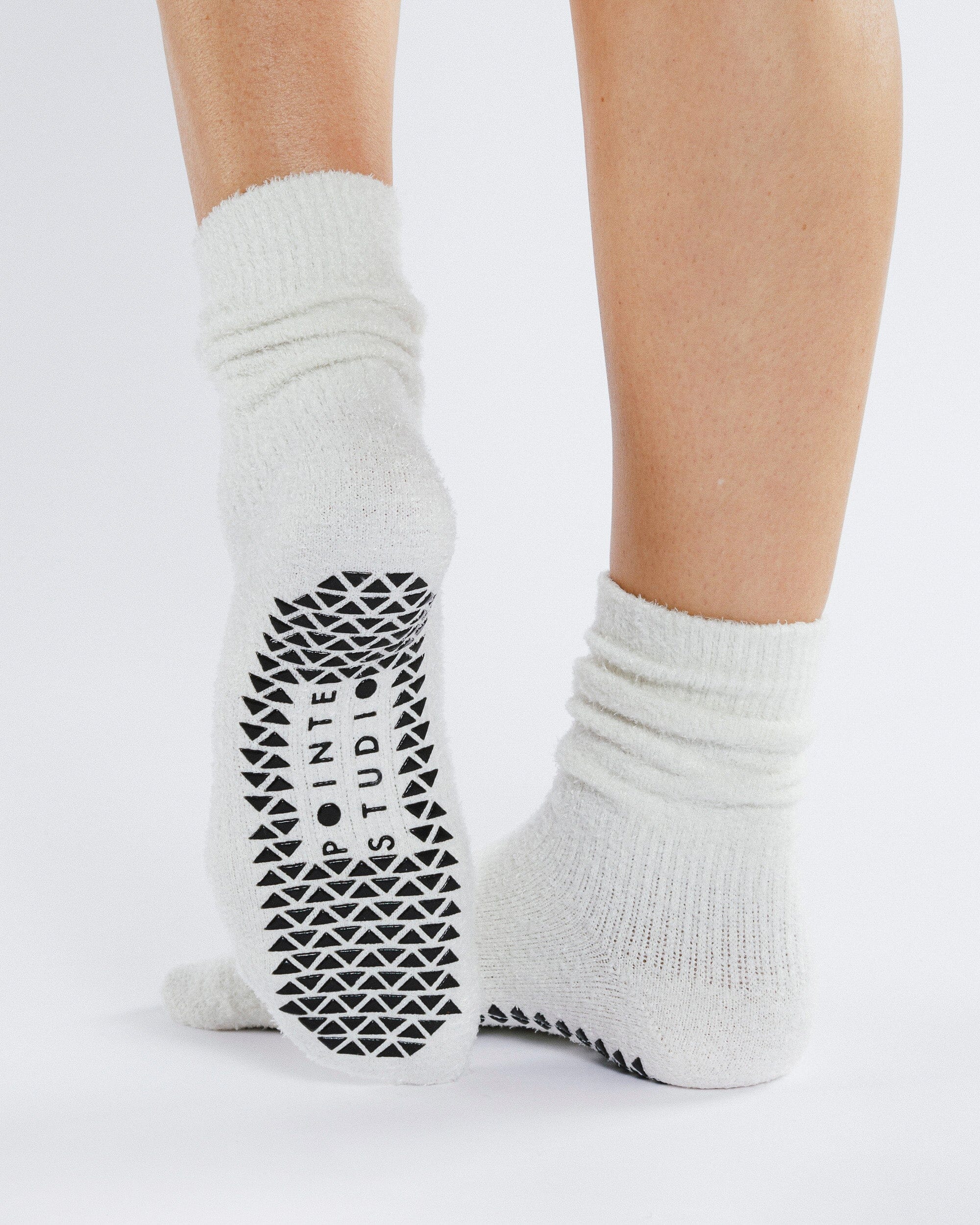 Happy Cloud Cozy Crew Grip Sock