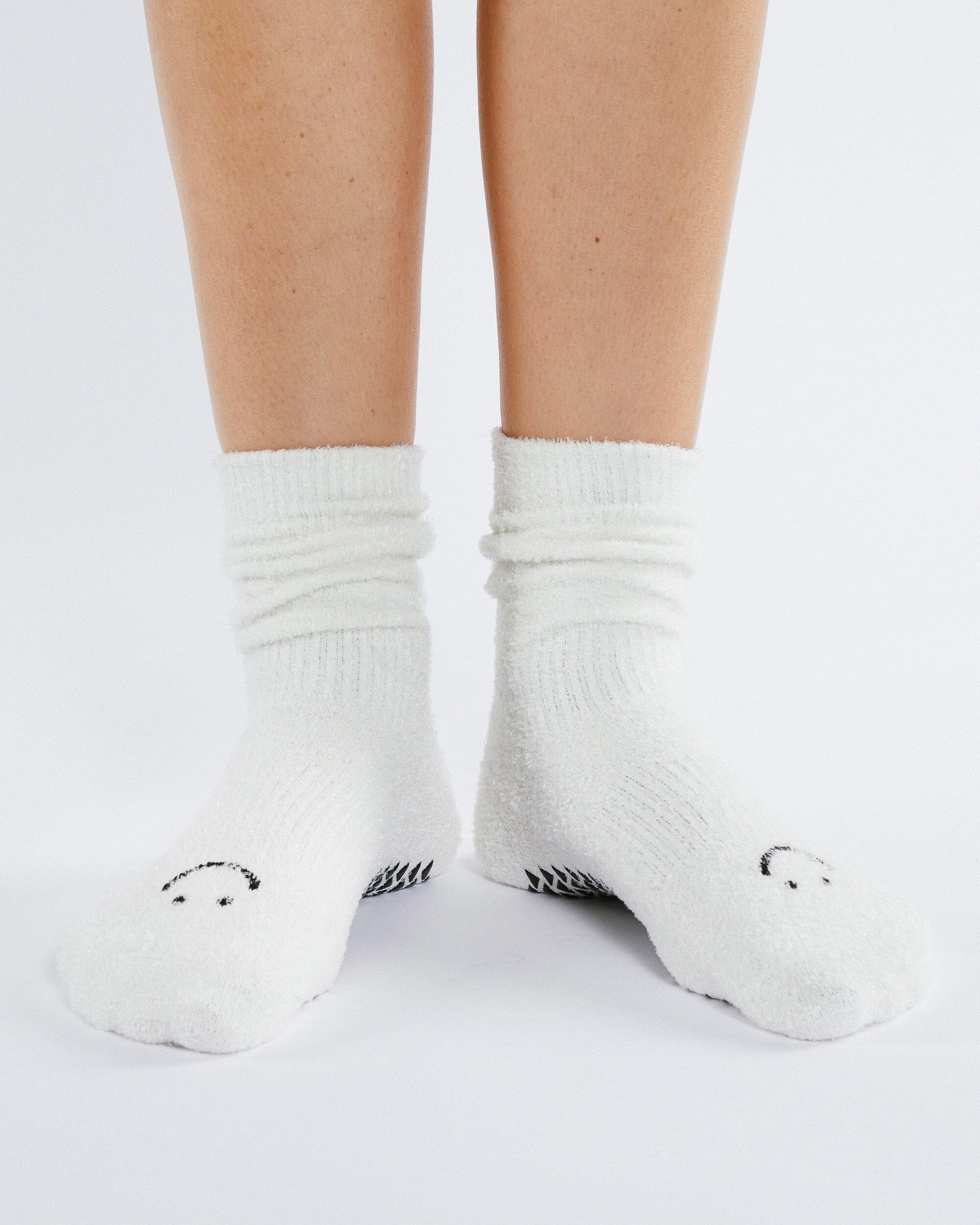 Happy Cloud Cozy Crew Grip Sock