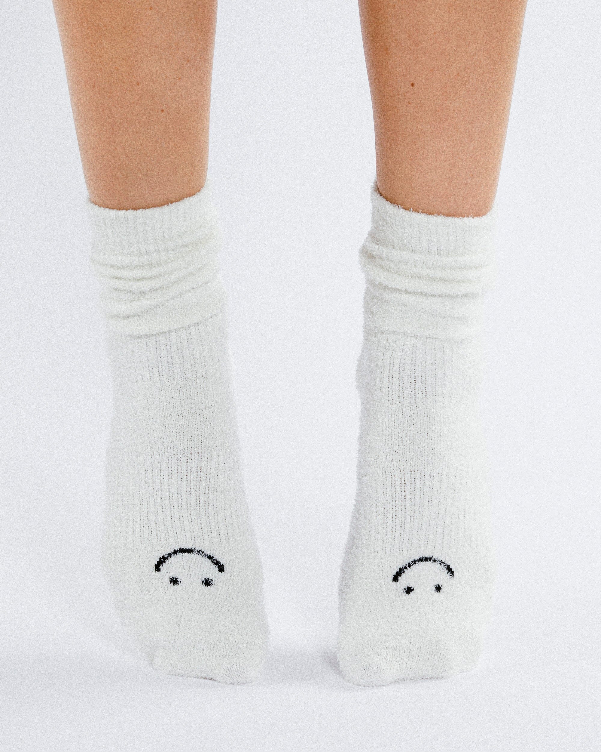 Happy Cloud Cozy Crew Grip Sock