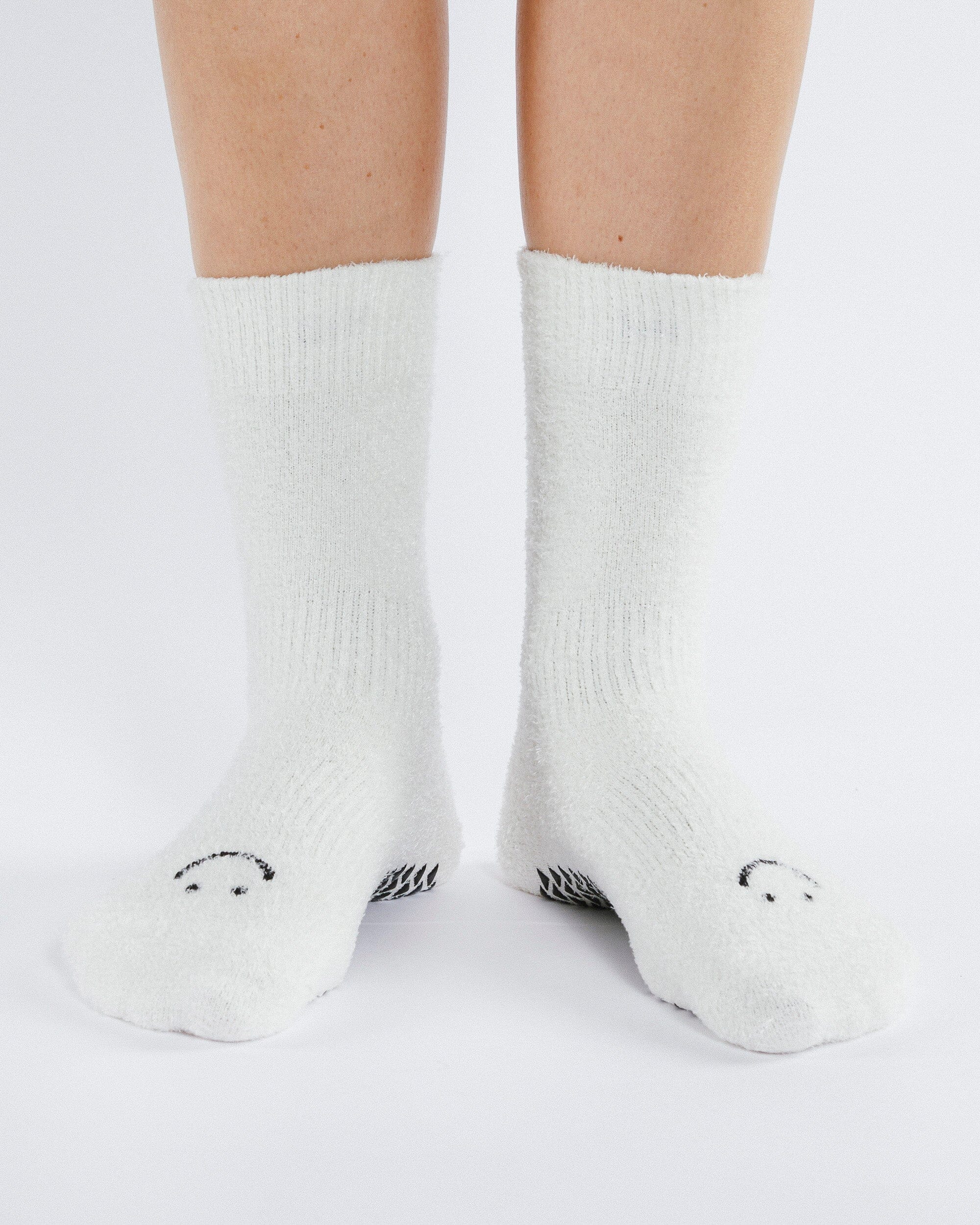 Happy Cloud Cozy Crew Grip Sock