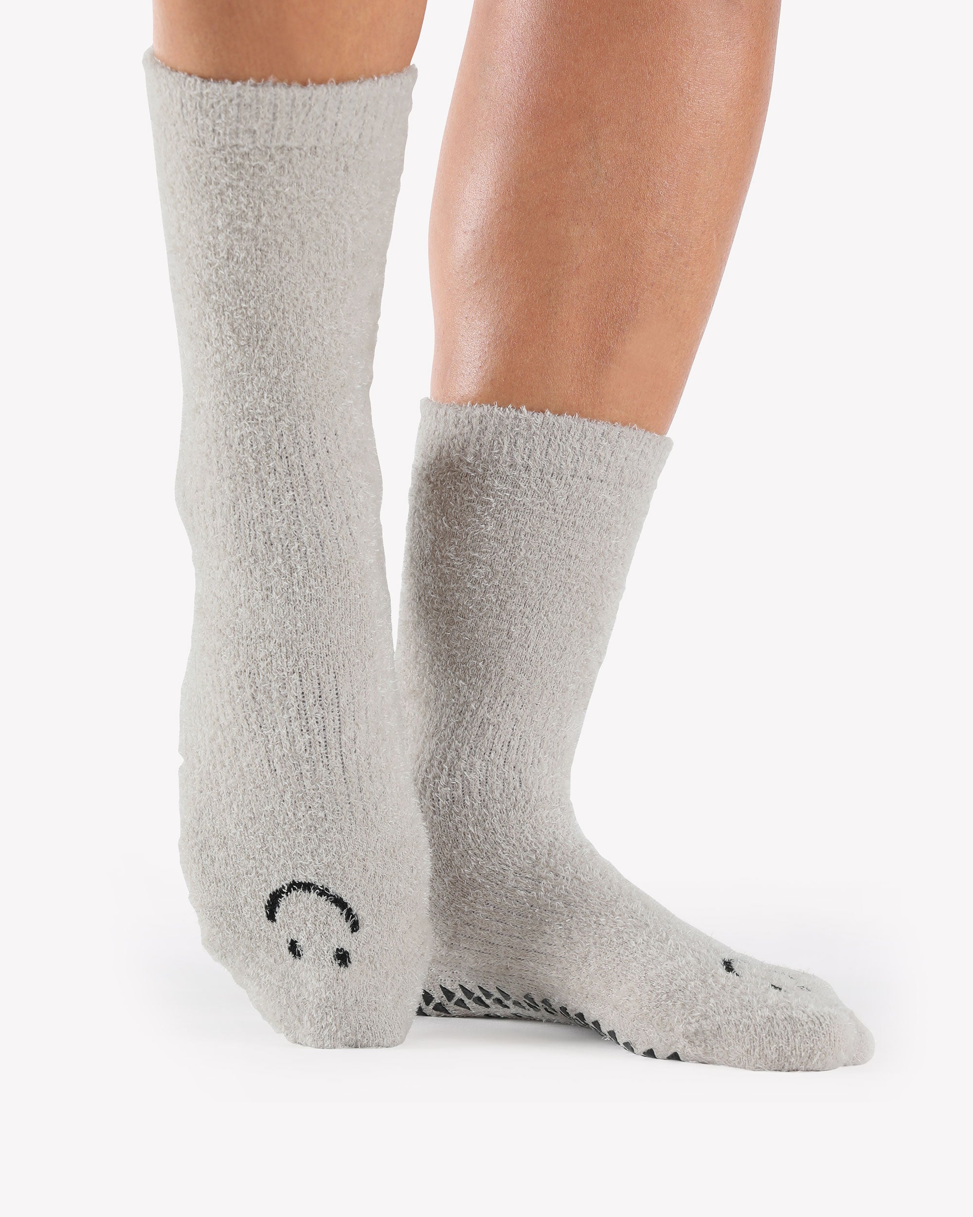 Happy Cloud Cozy Crew Grip Sock