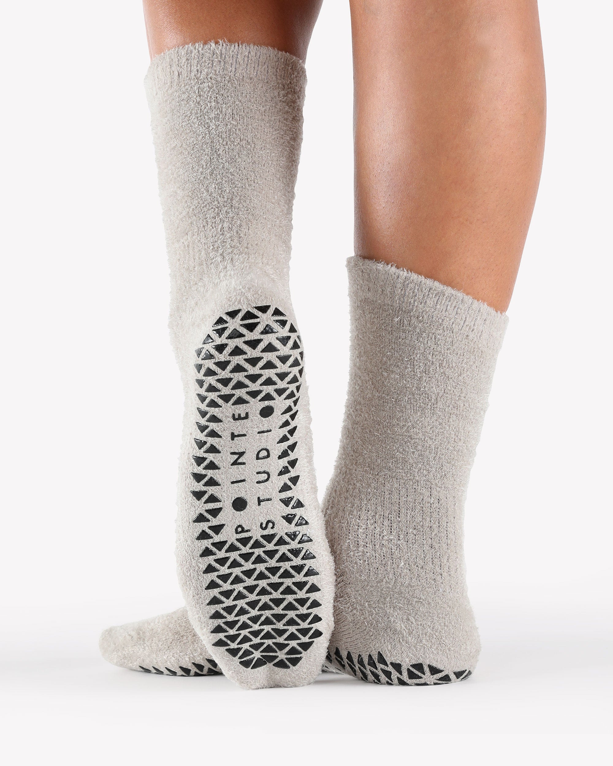Happy Cloud Cozy Crew Grip Sock