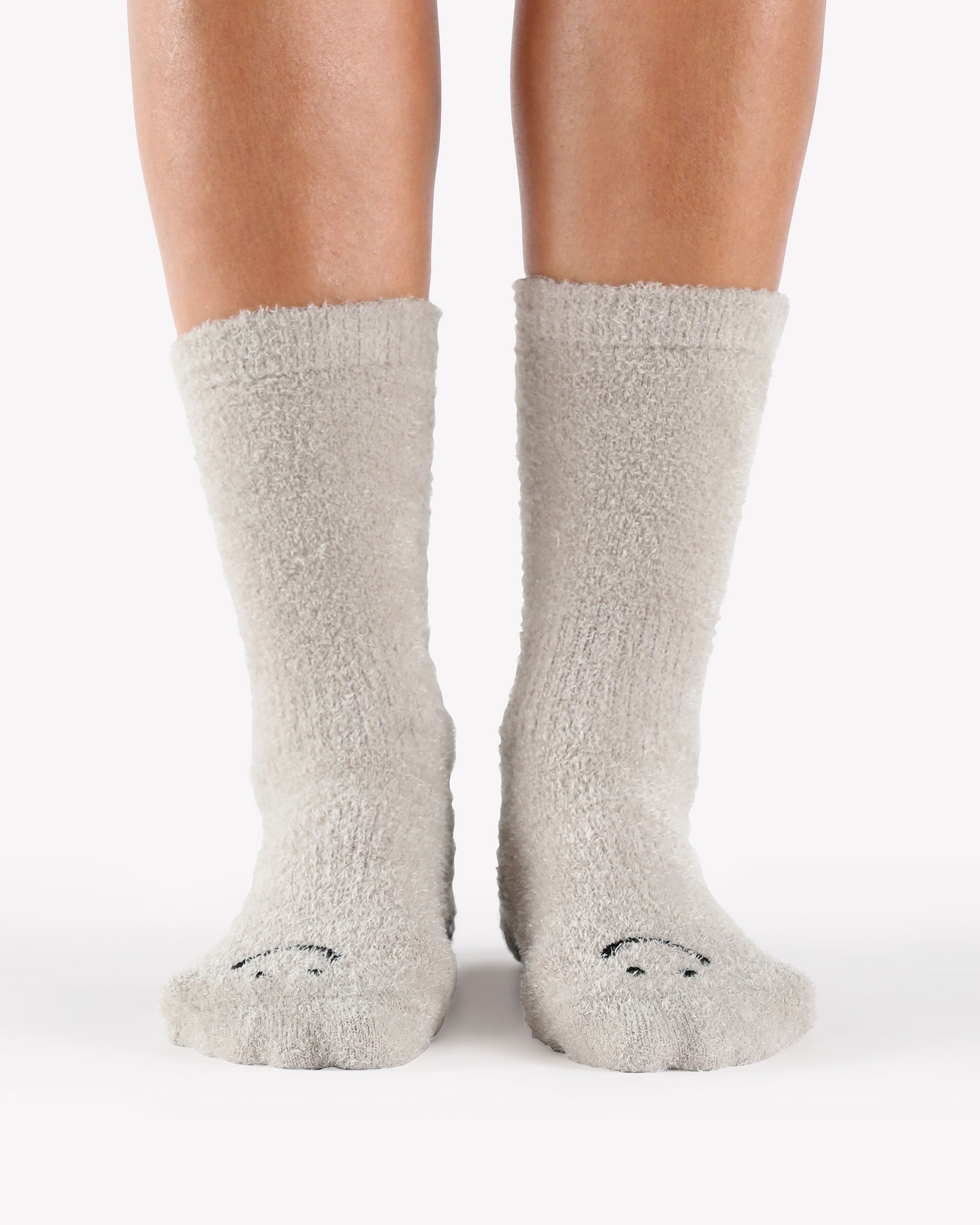 Happy Cloud Cozy Crew Grip Sock