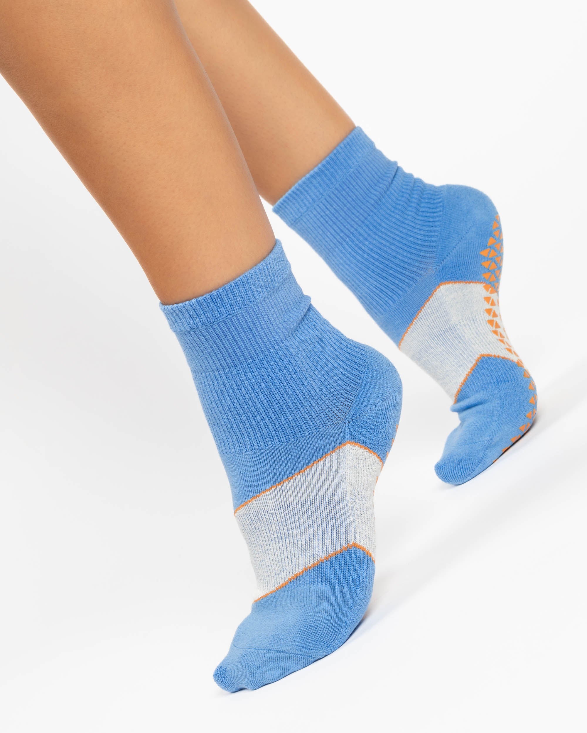 Chev Stripe Ankle Grip Sock