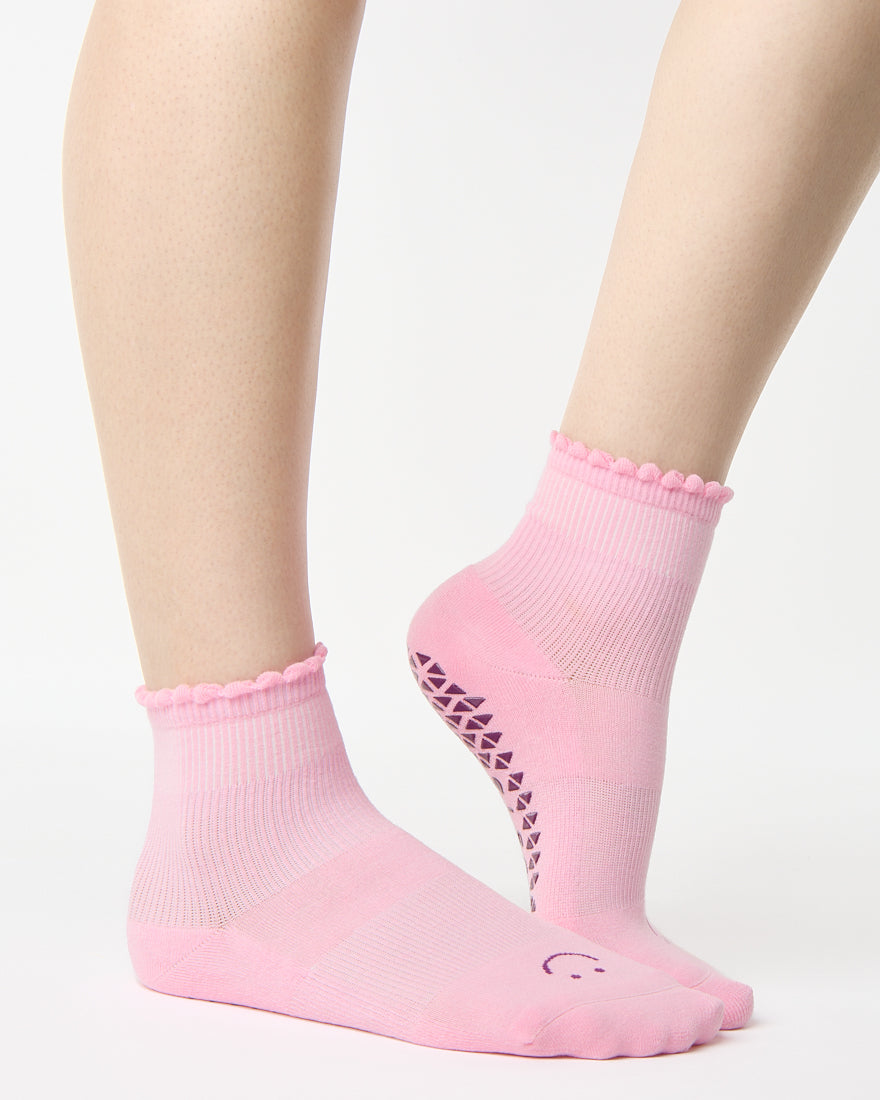 Happy Ankle Grip Sock