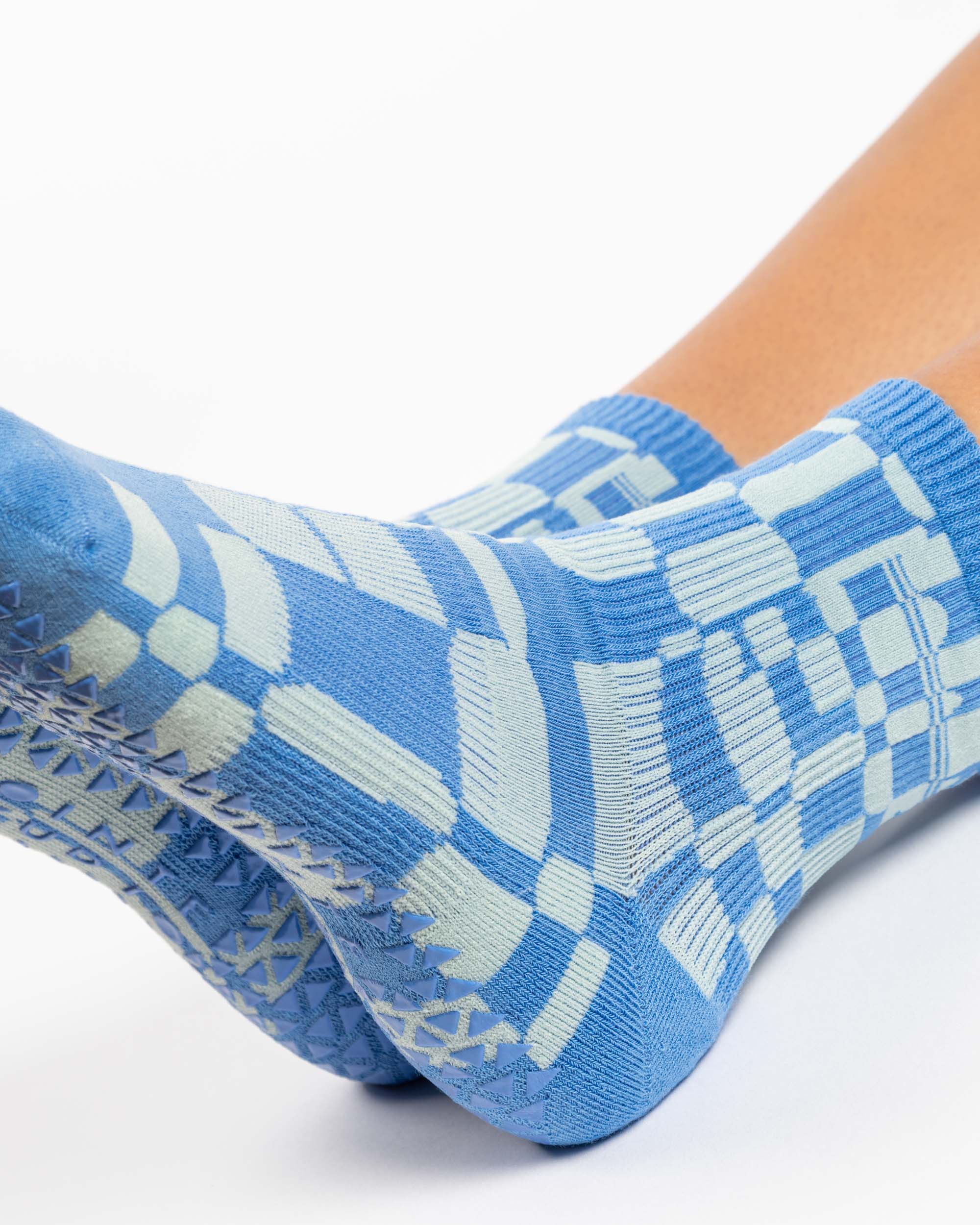 Retro Geo Ankle Grip Sock