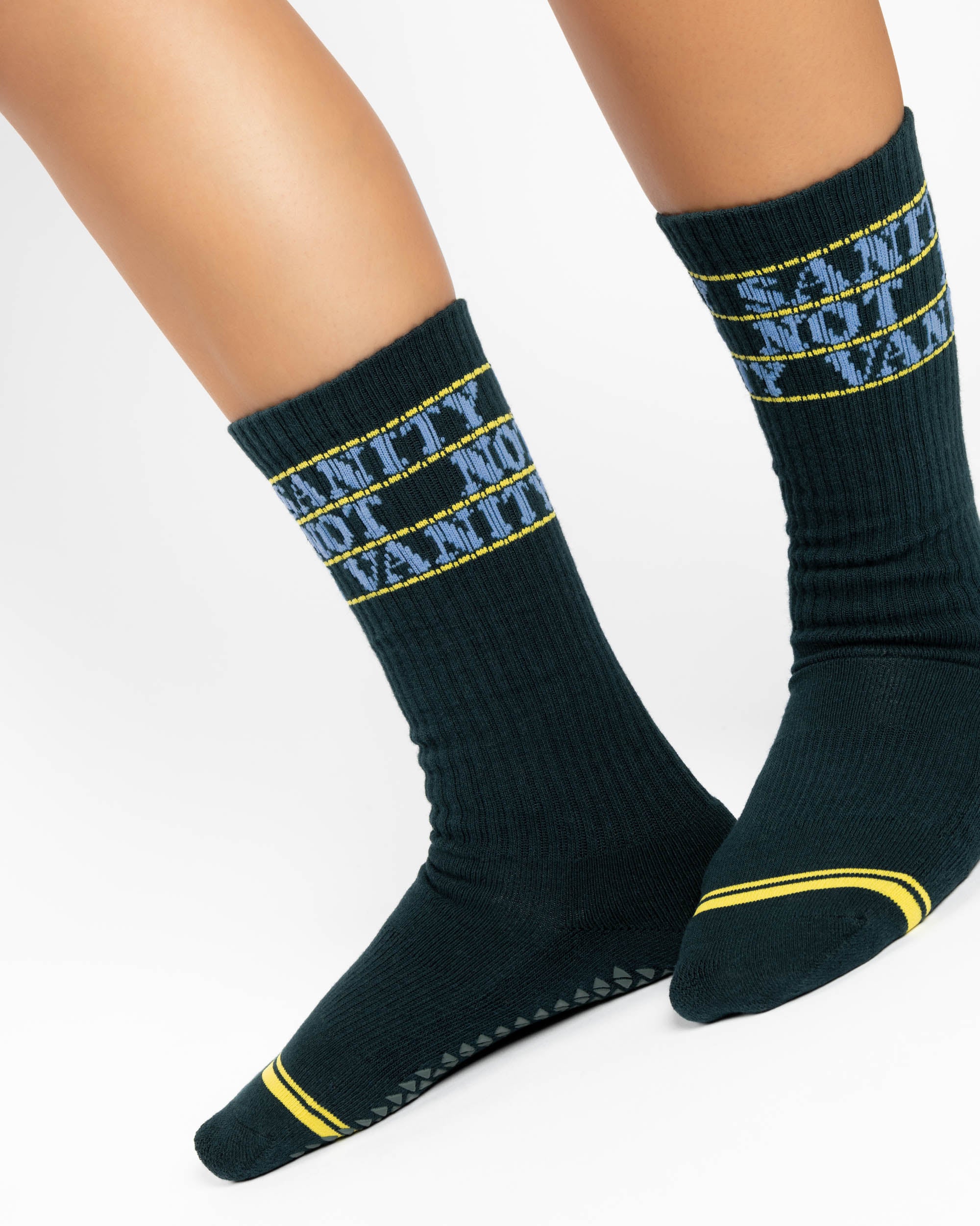 Sanity Not Vanity Crew Grip Sock