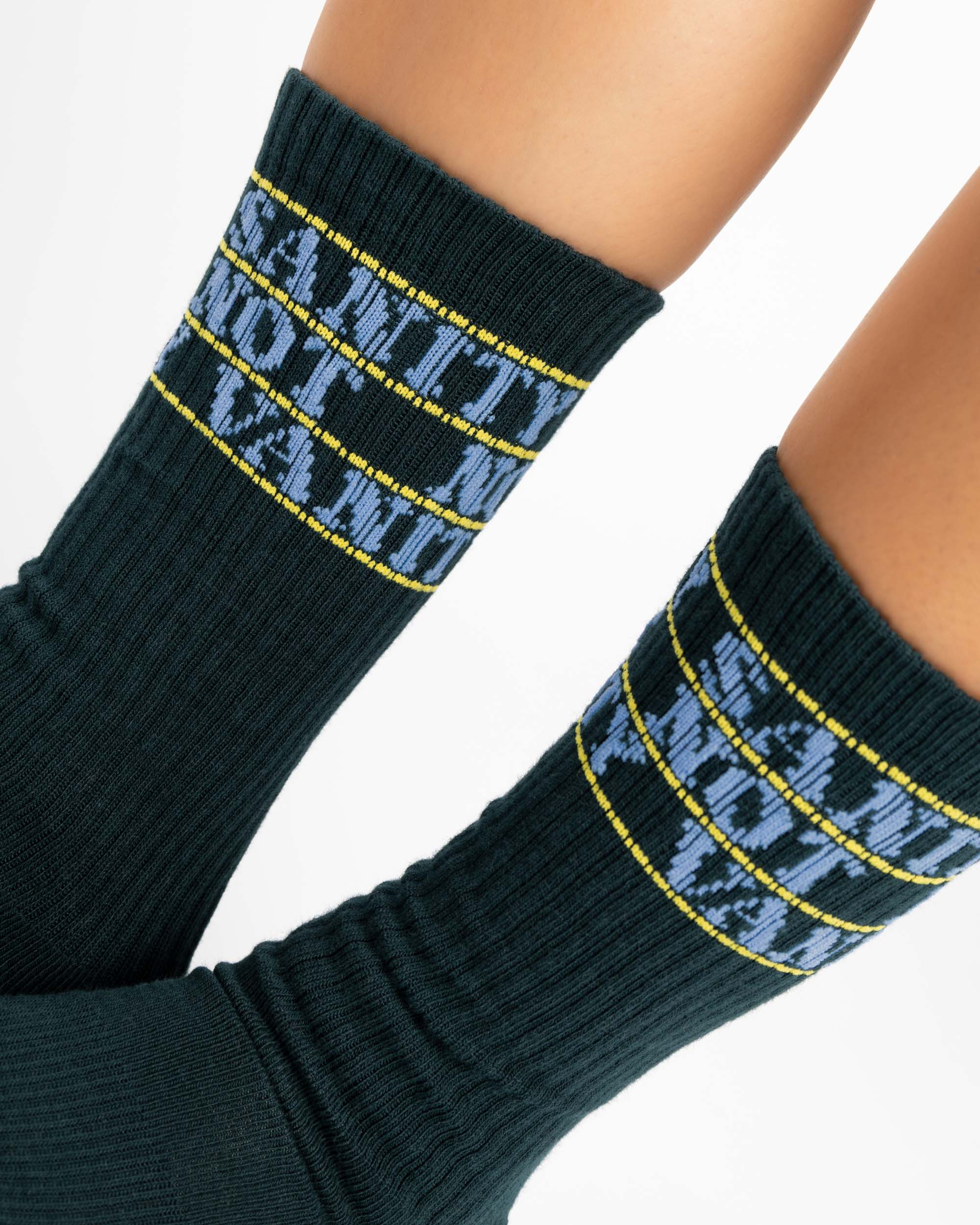 Sanity Not Vanity Crew Grip Sock