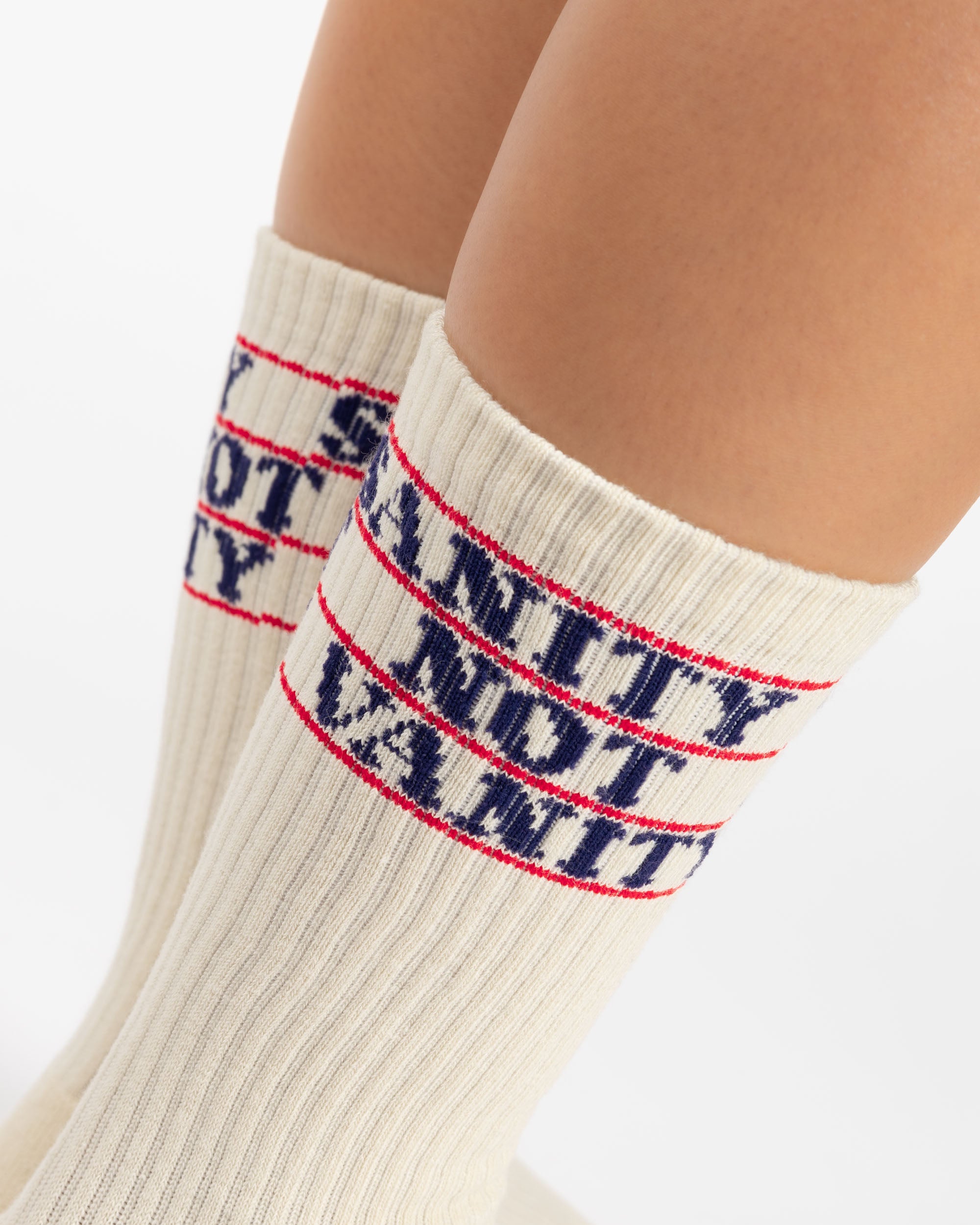 Sanity Not Vanity Crew Grip Sock