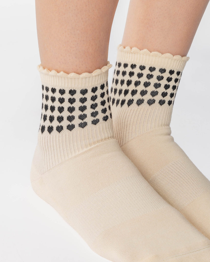 Sweetheart Ankle Grip Sock