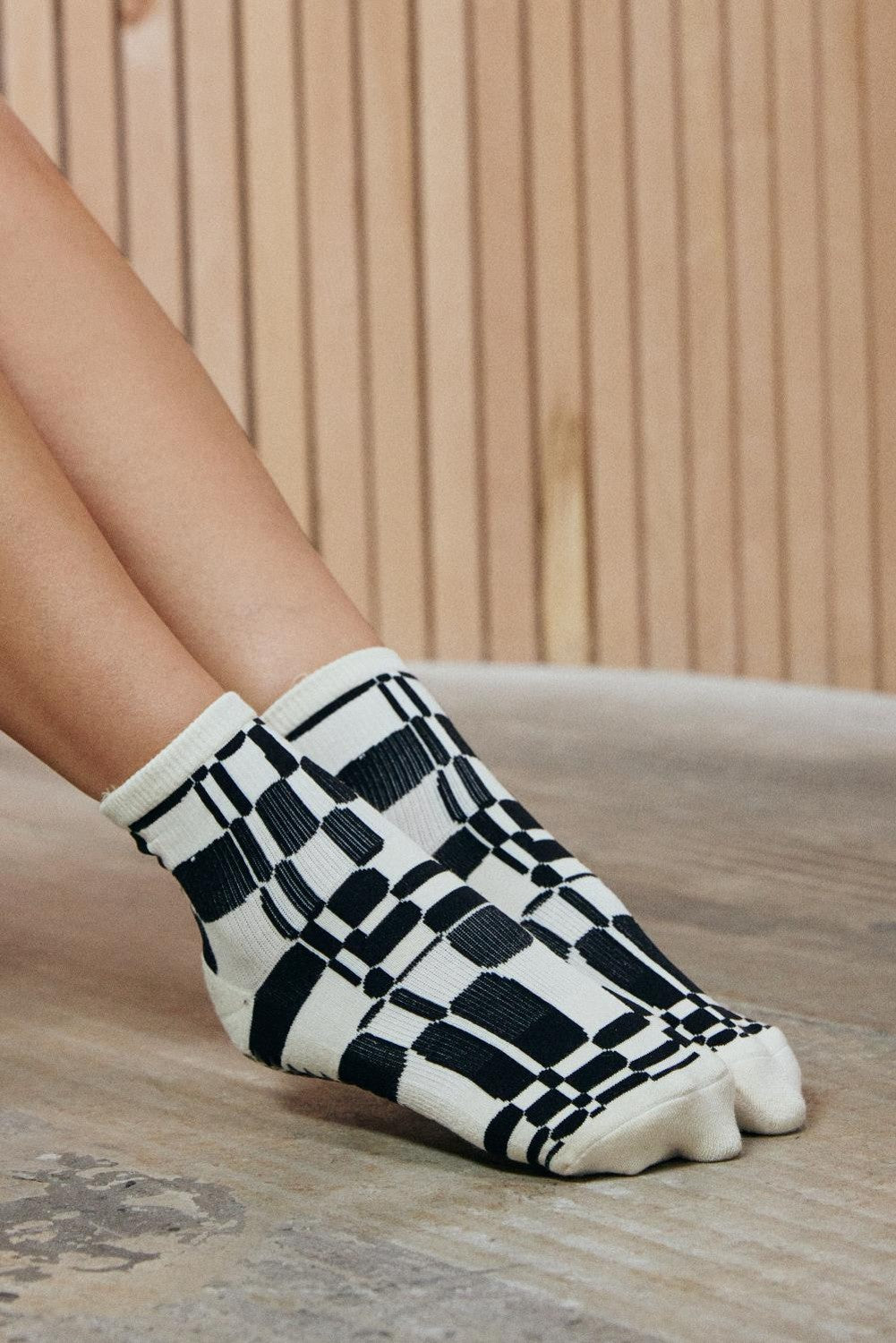 Retro Geo Ankelgreppsstrumpor
