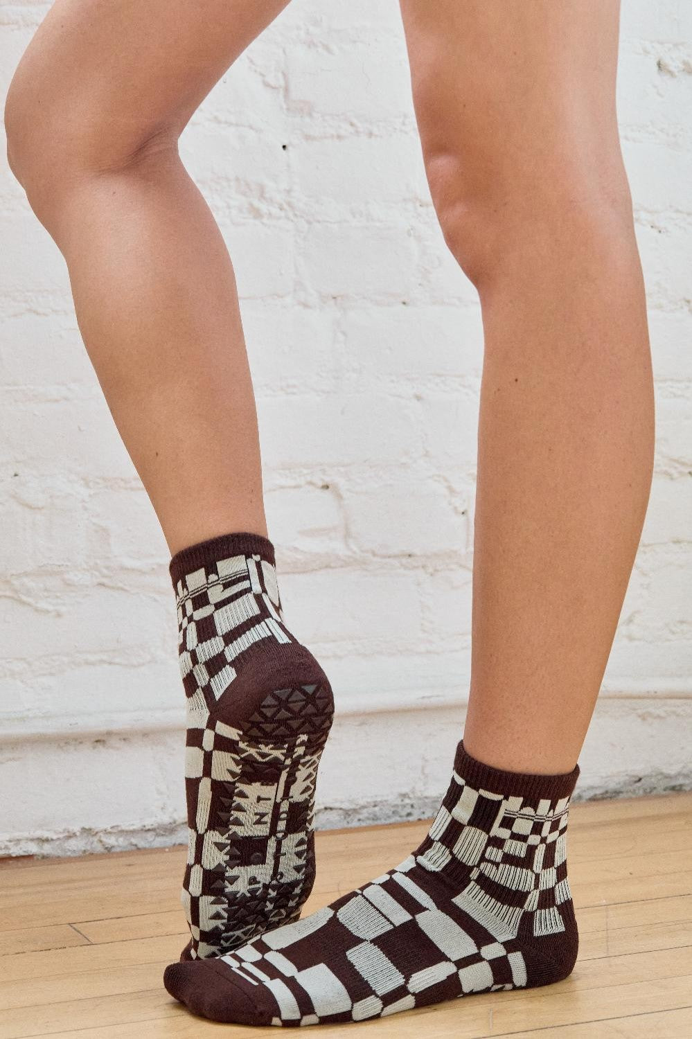 Retro Geo Ankelgreppsstrumpor