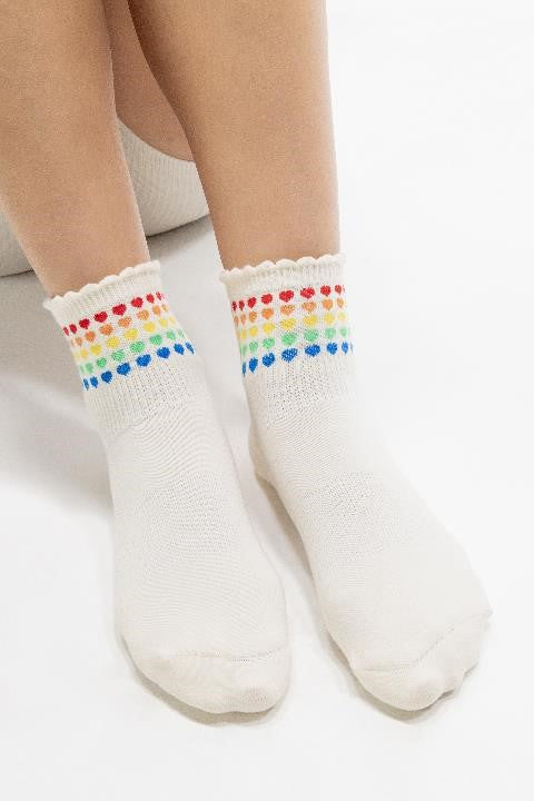 Sweetheart Ankle Grip Sock