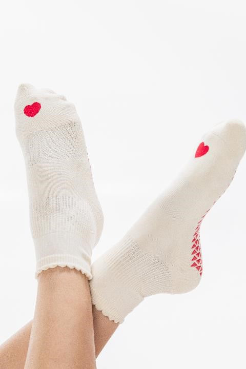 Love Ankle Grip Sock