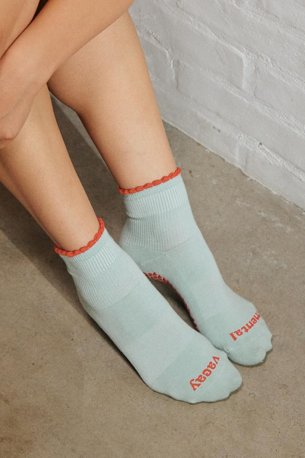 Mental Vacay Ankle Grip Sock