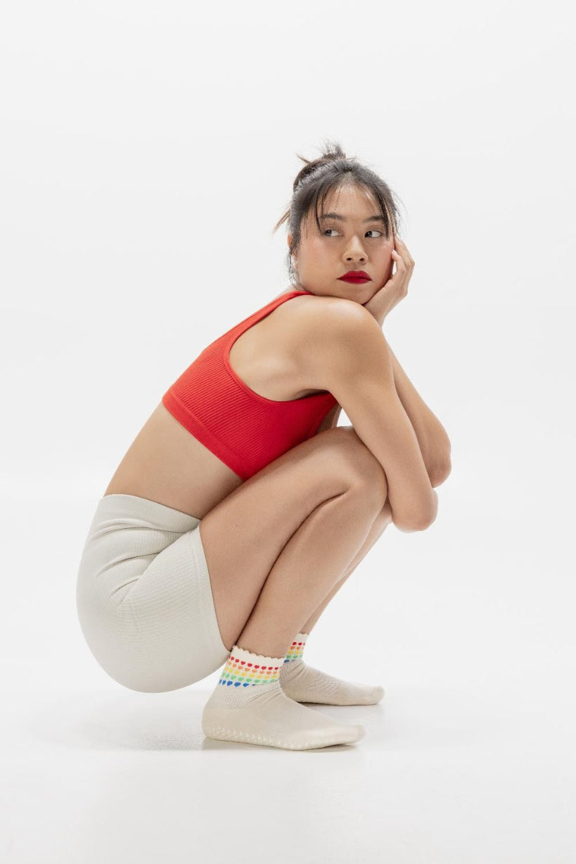 Sweetheart Ankle Grip Sock