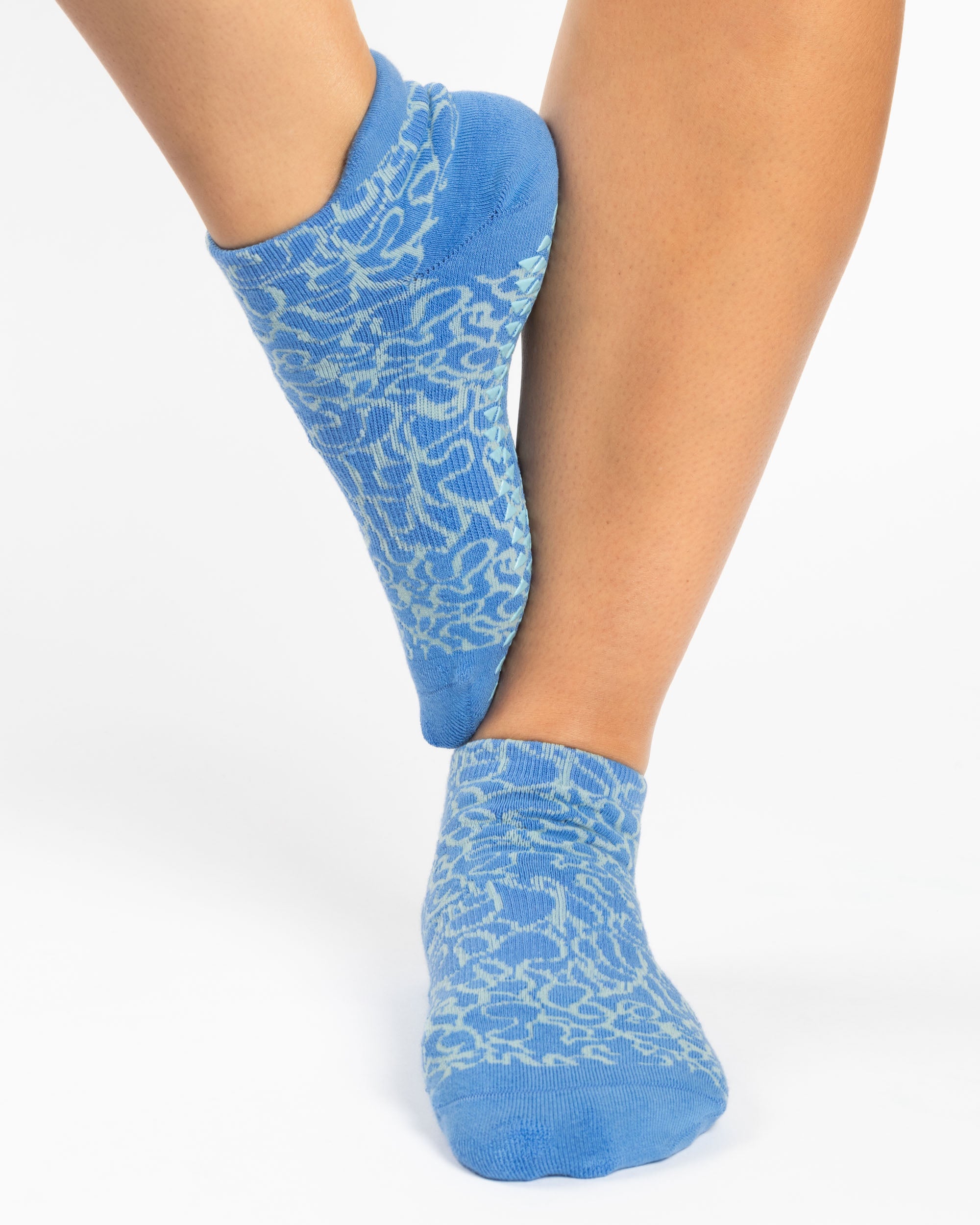 Abstract Full Foot Grip Sock