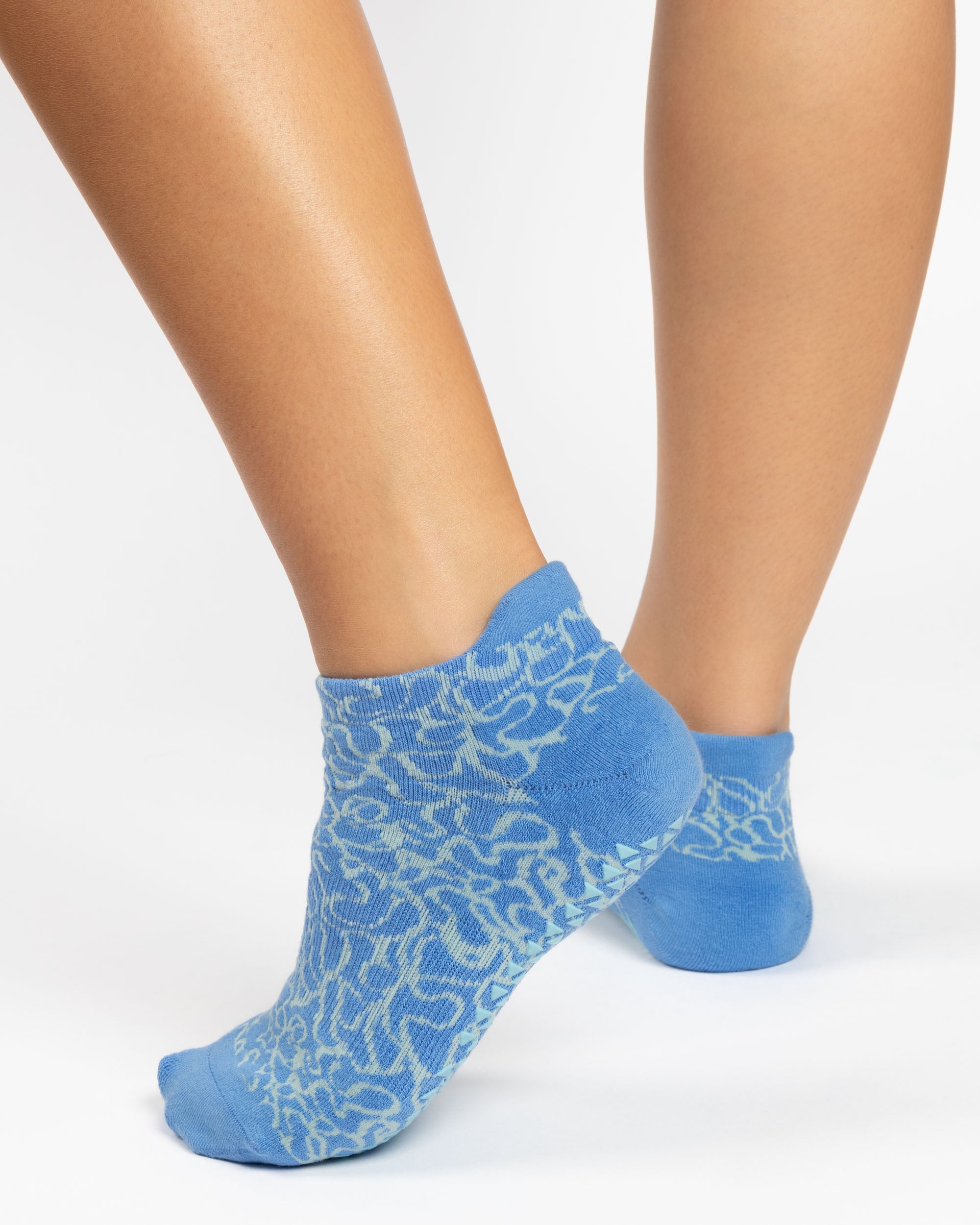 Abstract Full Foot Grip Sock