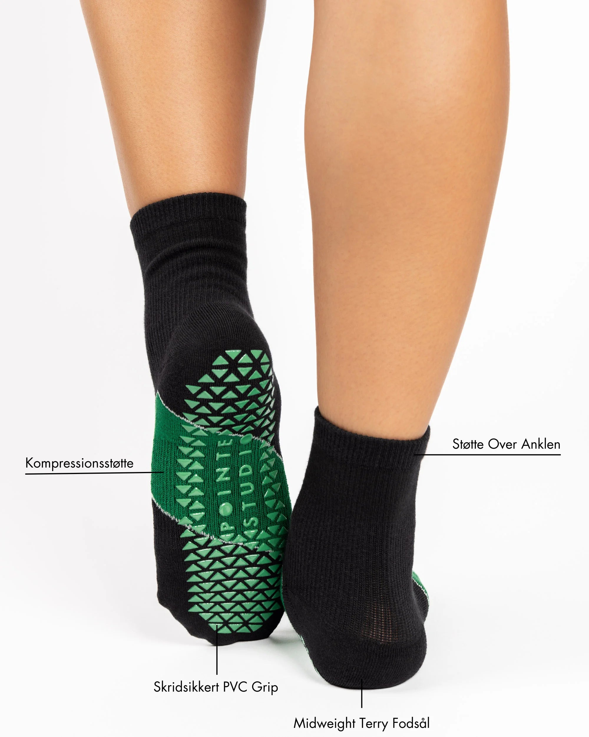 Chev Stripe Ankle Grip Sock