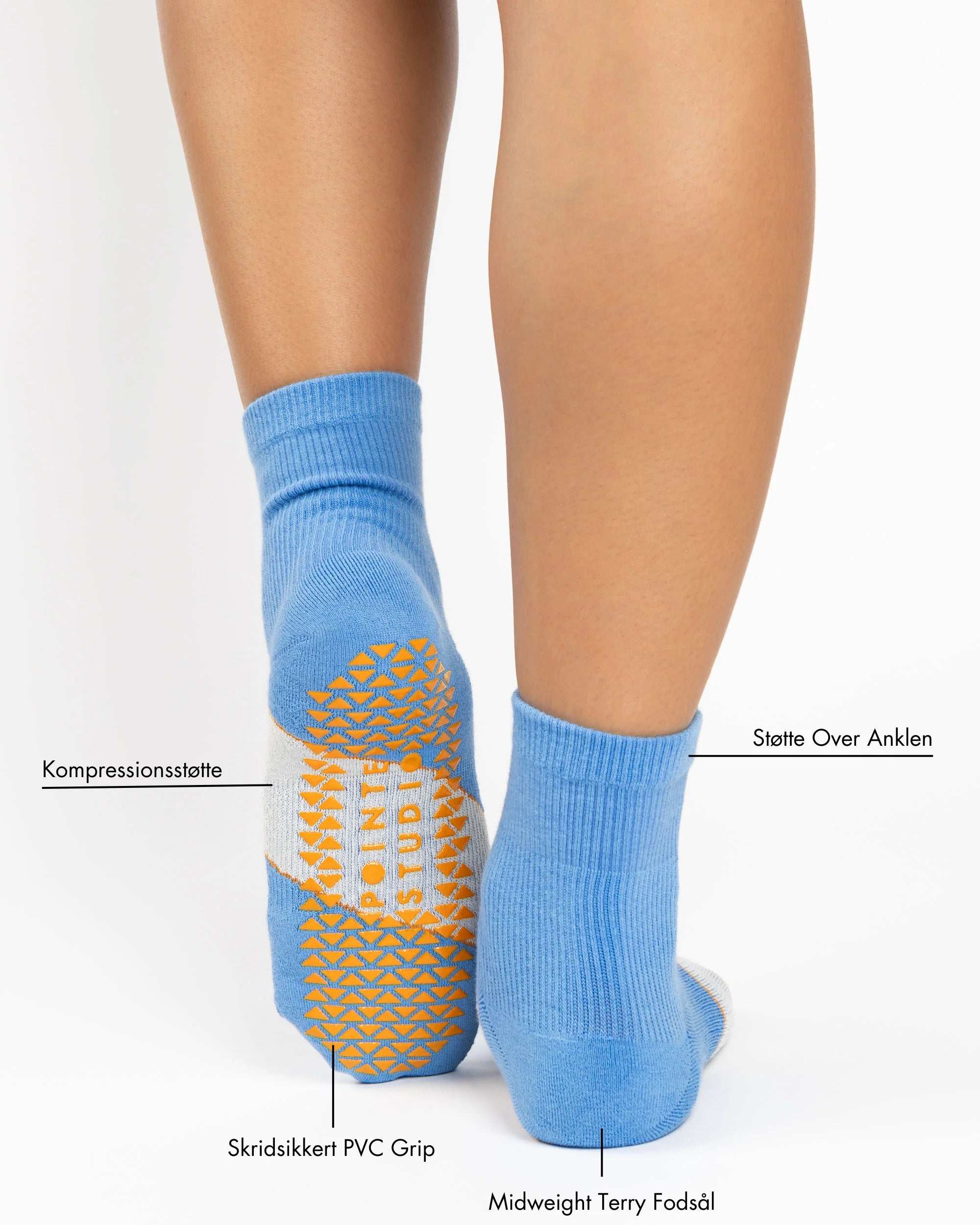 Chev Stripe Ankle Grip Sock