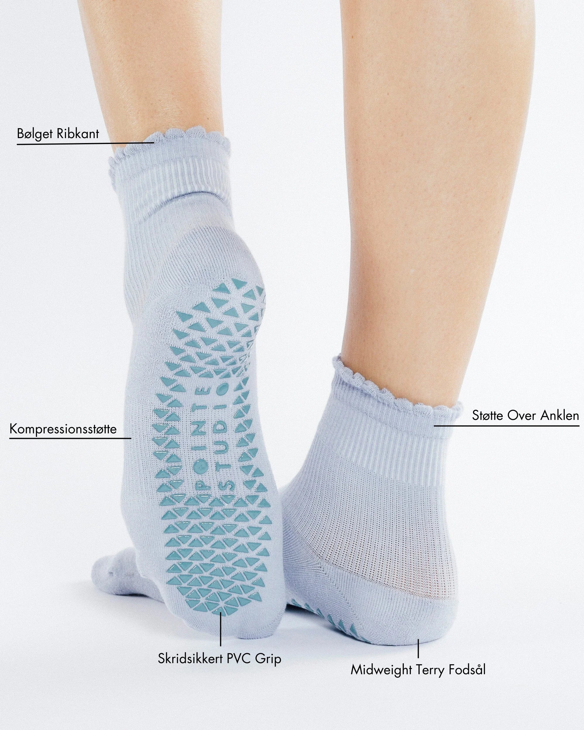 Happy Ankle Grip Sock