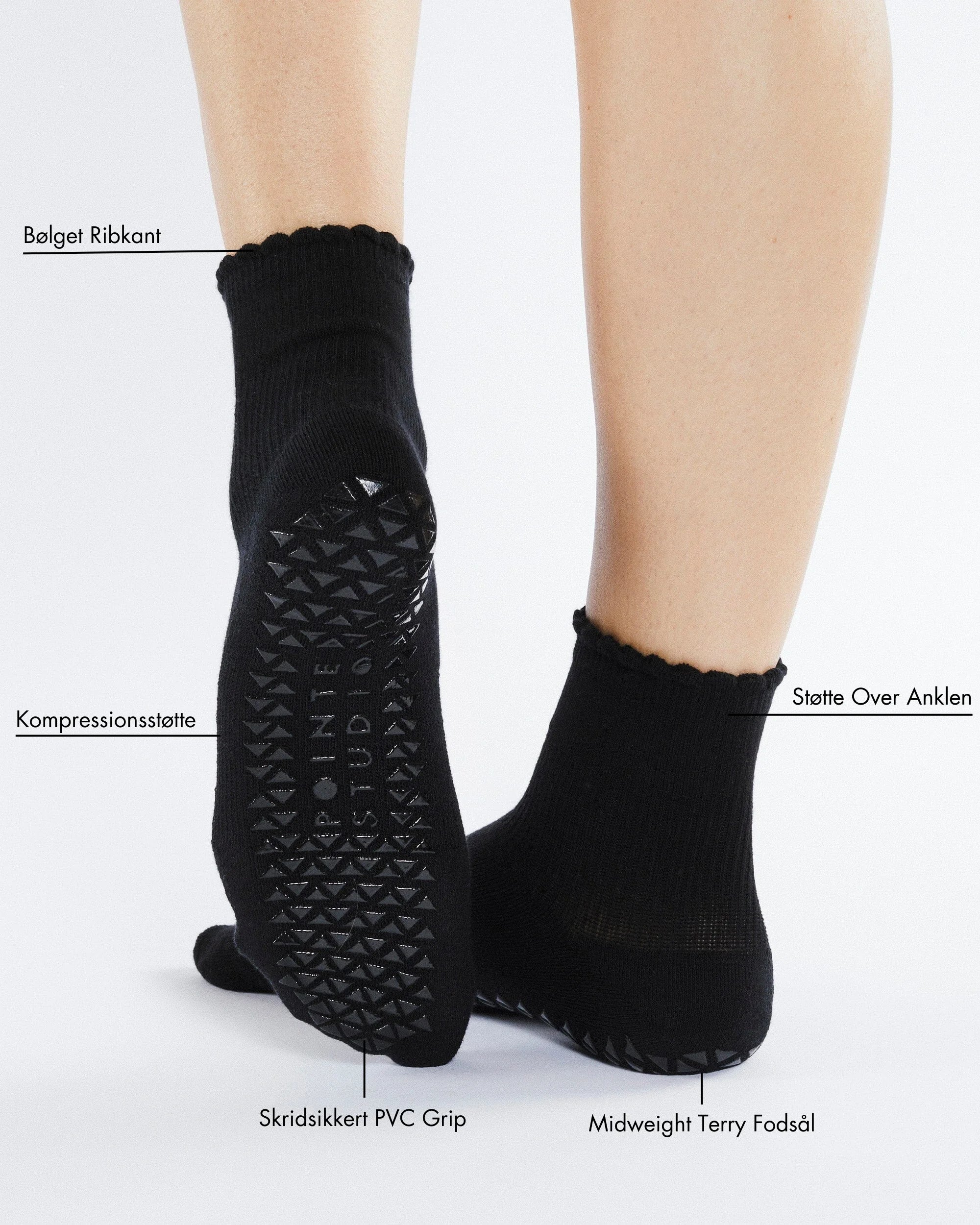 Happy Ankle Grip Sock