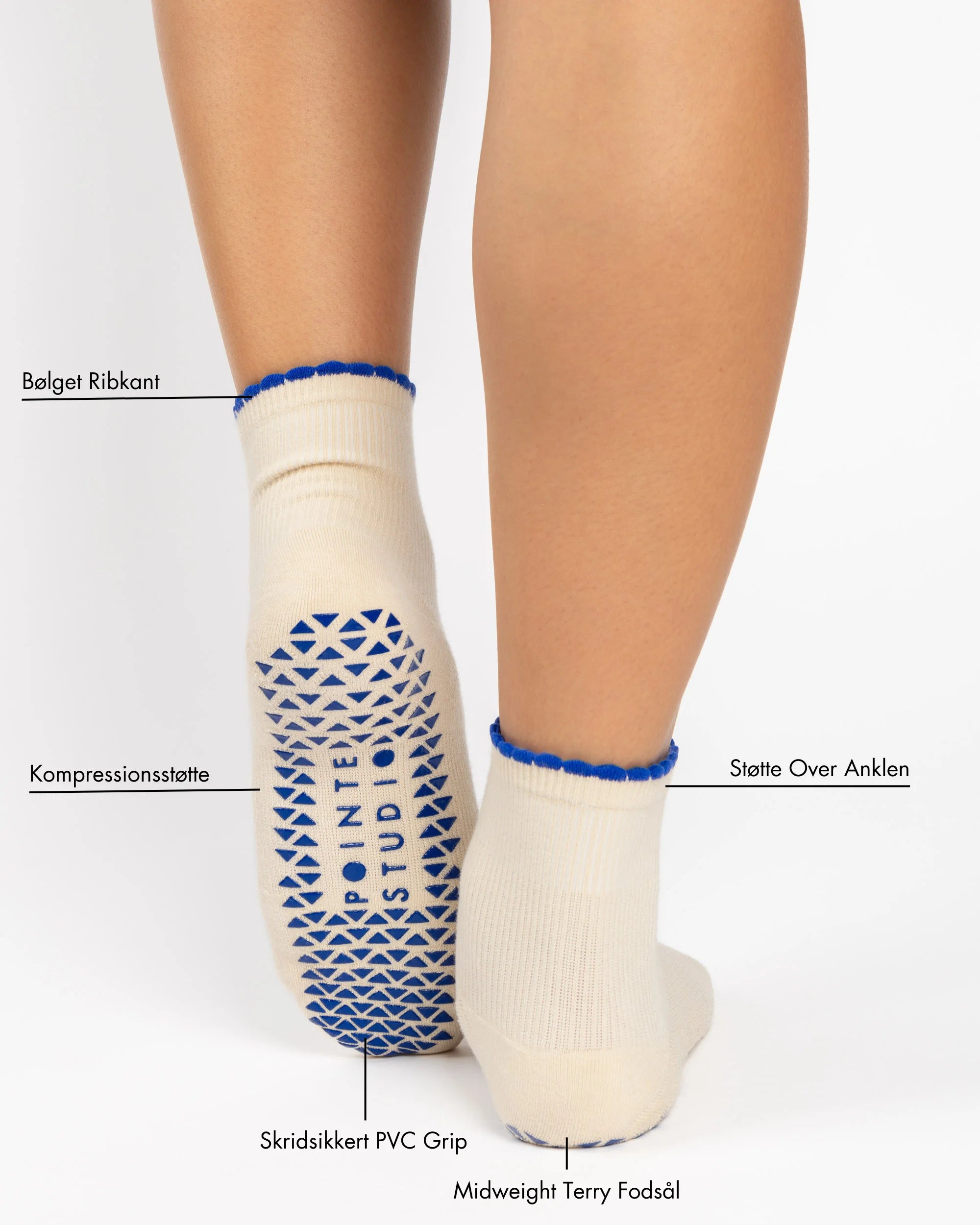 Mental Vacay Ankle Grip Sock