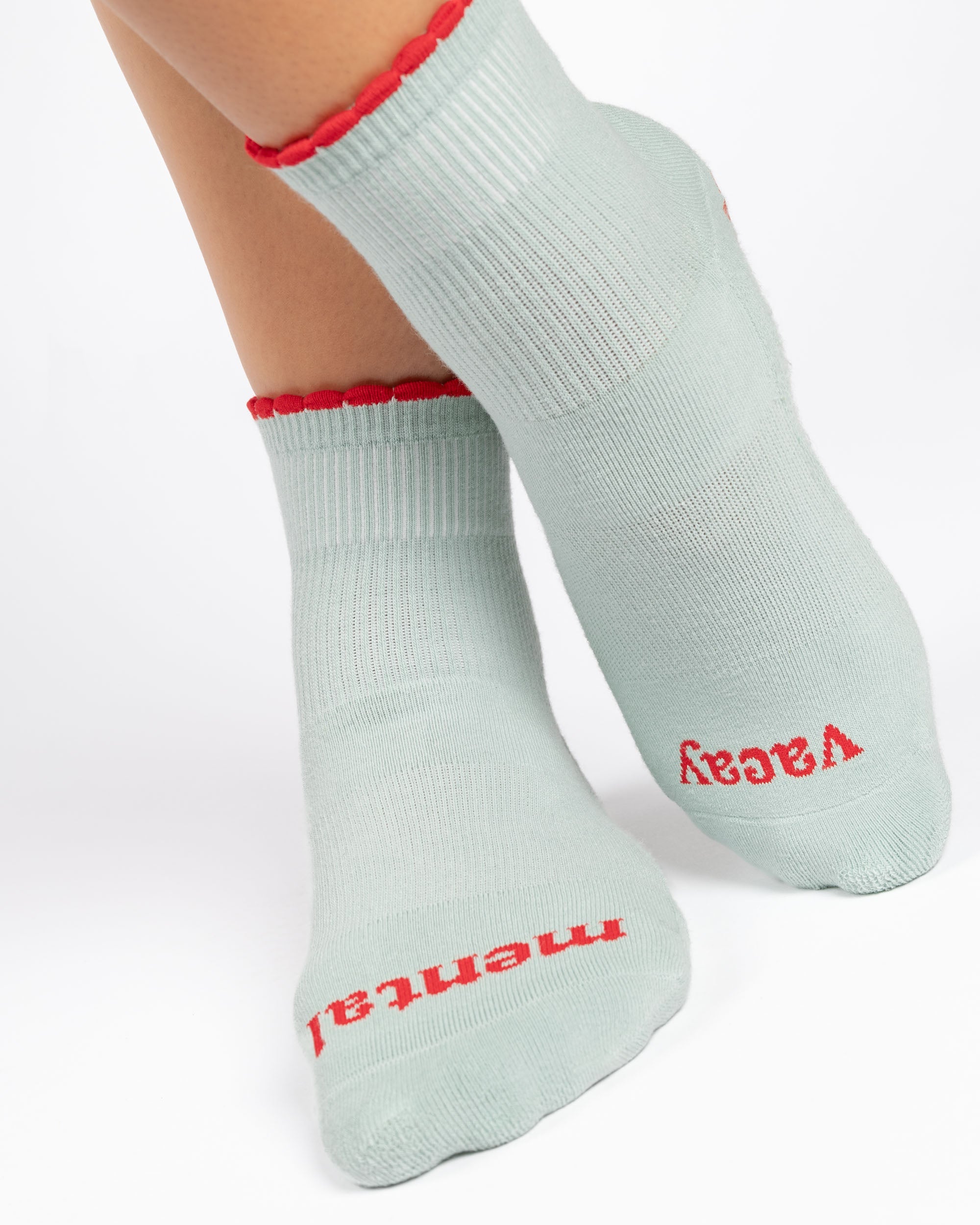 Mental Vacay Ankle Grip Sock