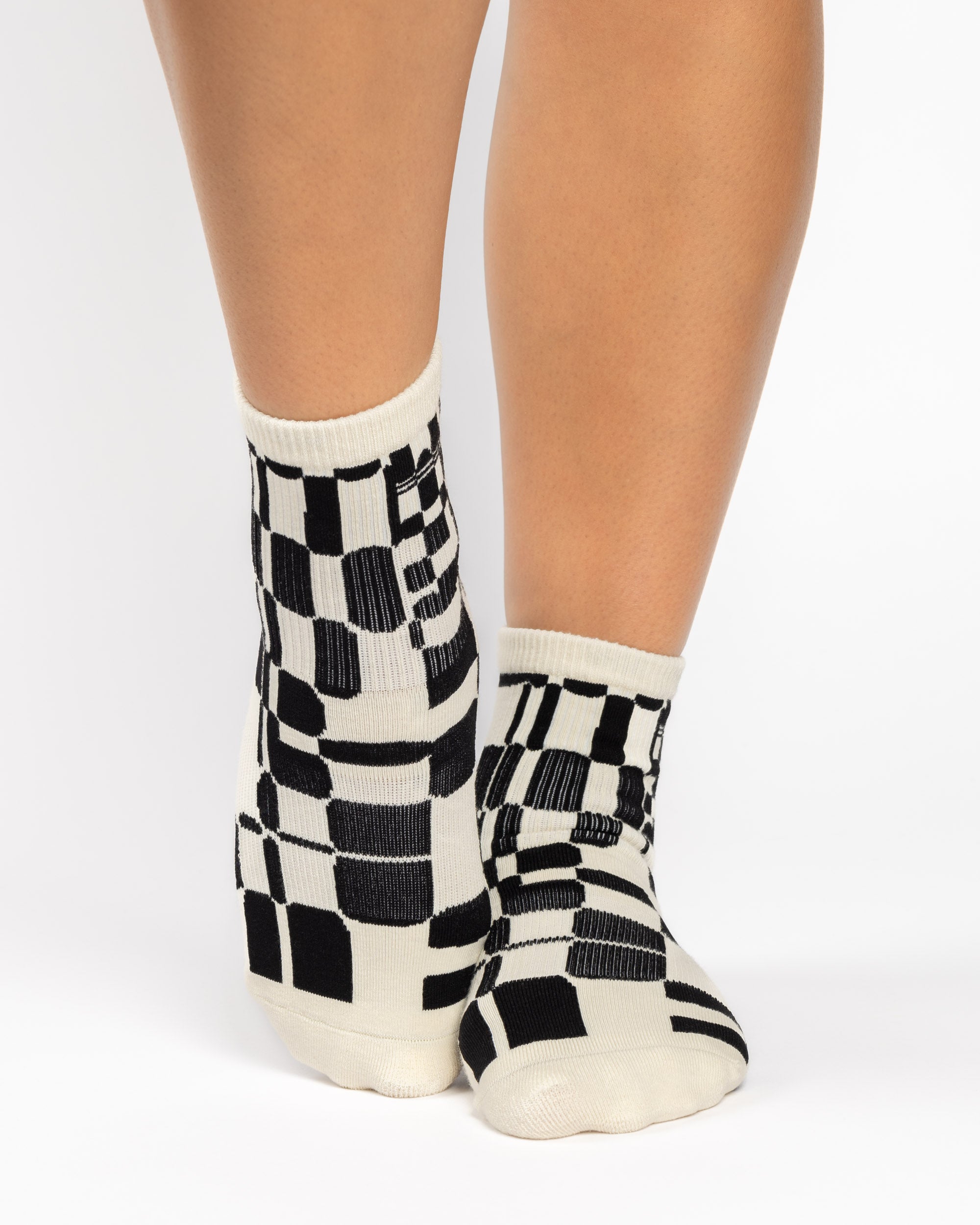 Retro Geo Ankle Grip Sock