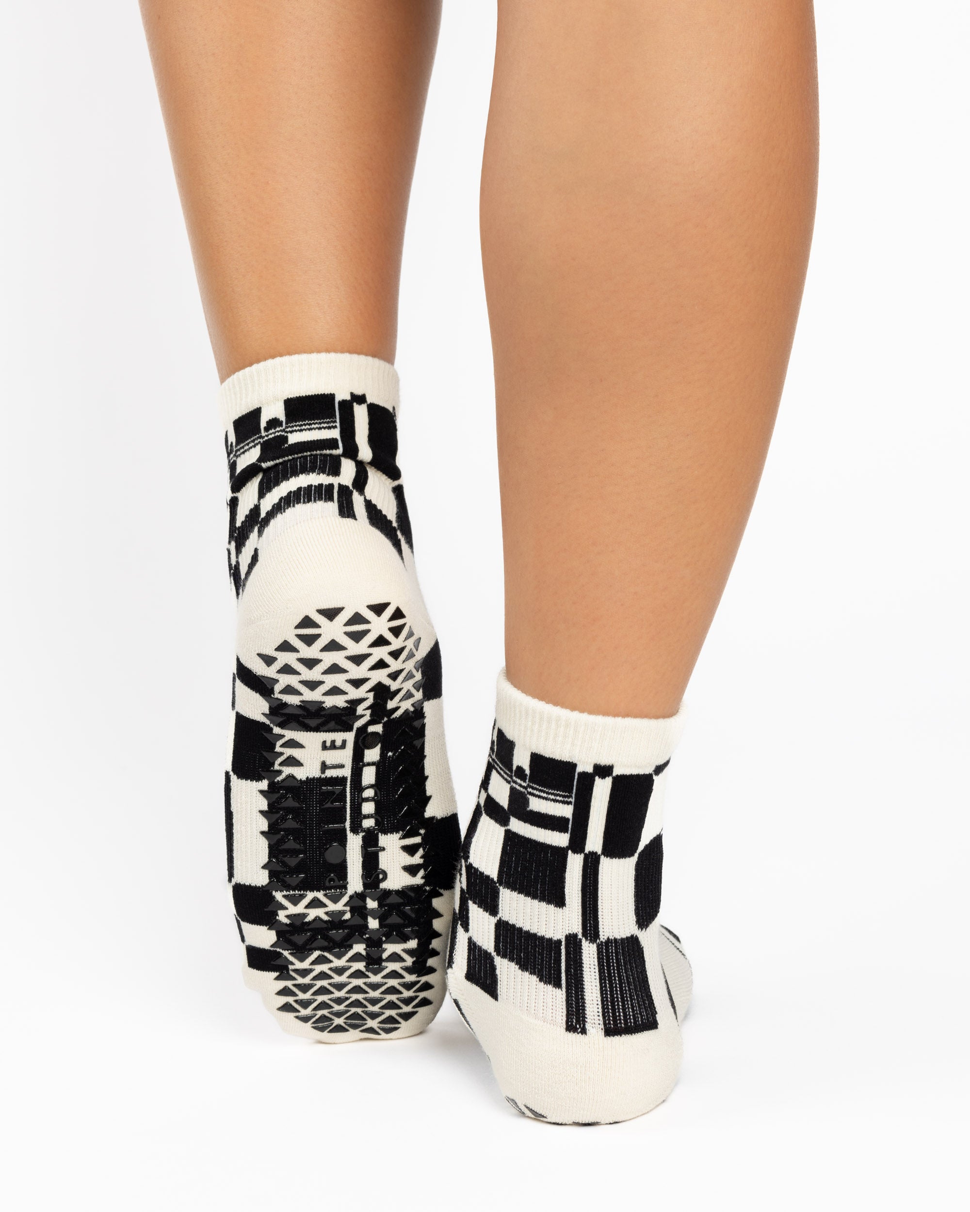 Retro Geo Ankle Grip Sock