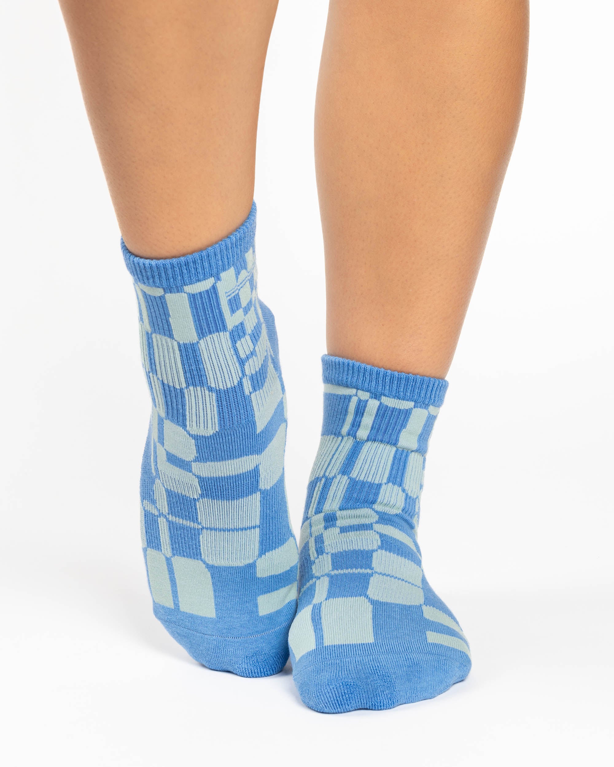 Retro Geo Ankle Grip Sock