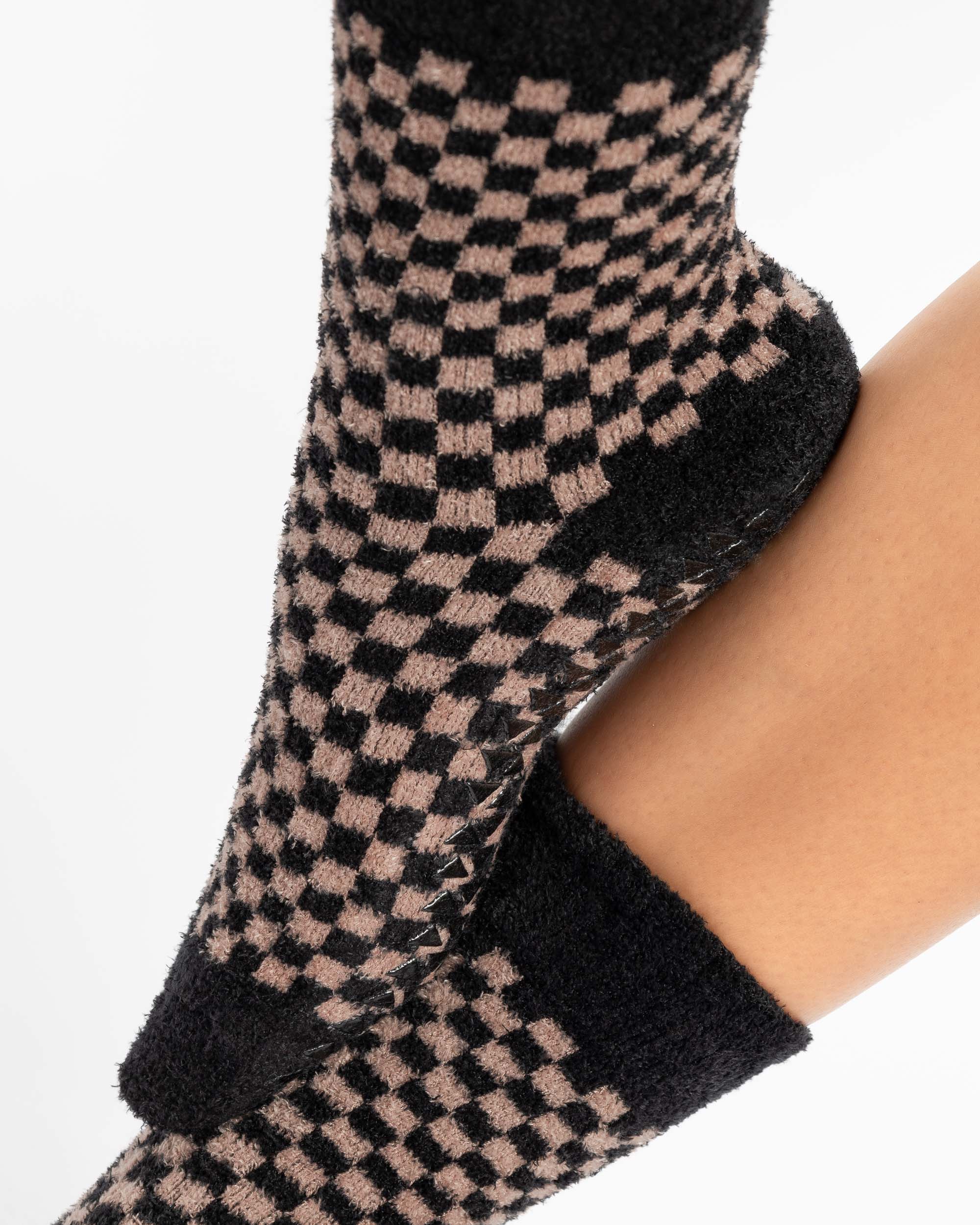 Annie Cozy Crew Grip Sock