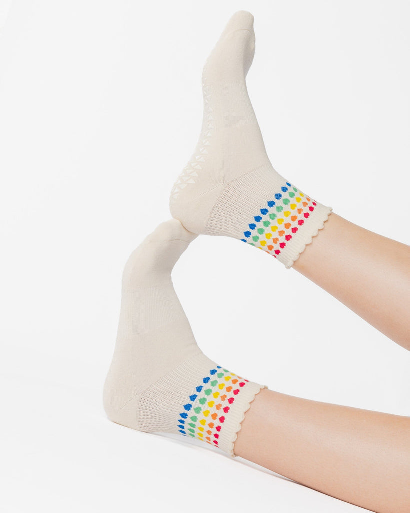 Sweetheart Ankle Grip Sock