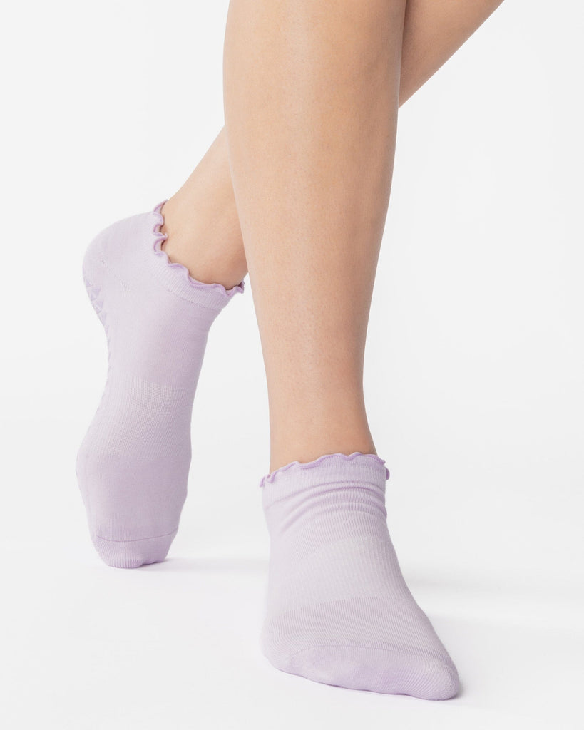 Ruffle Full Foot Grip Sock