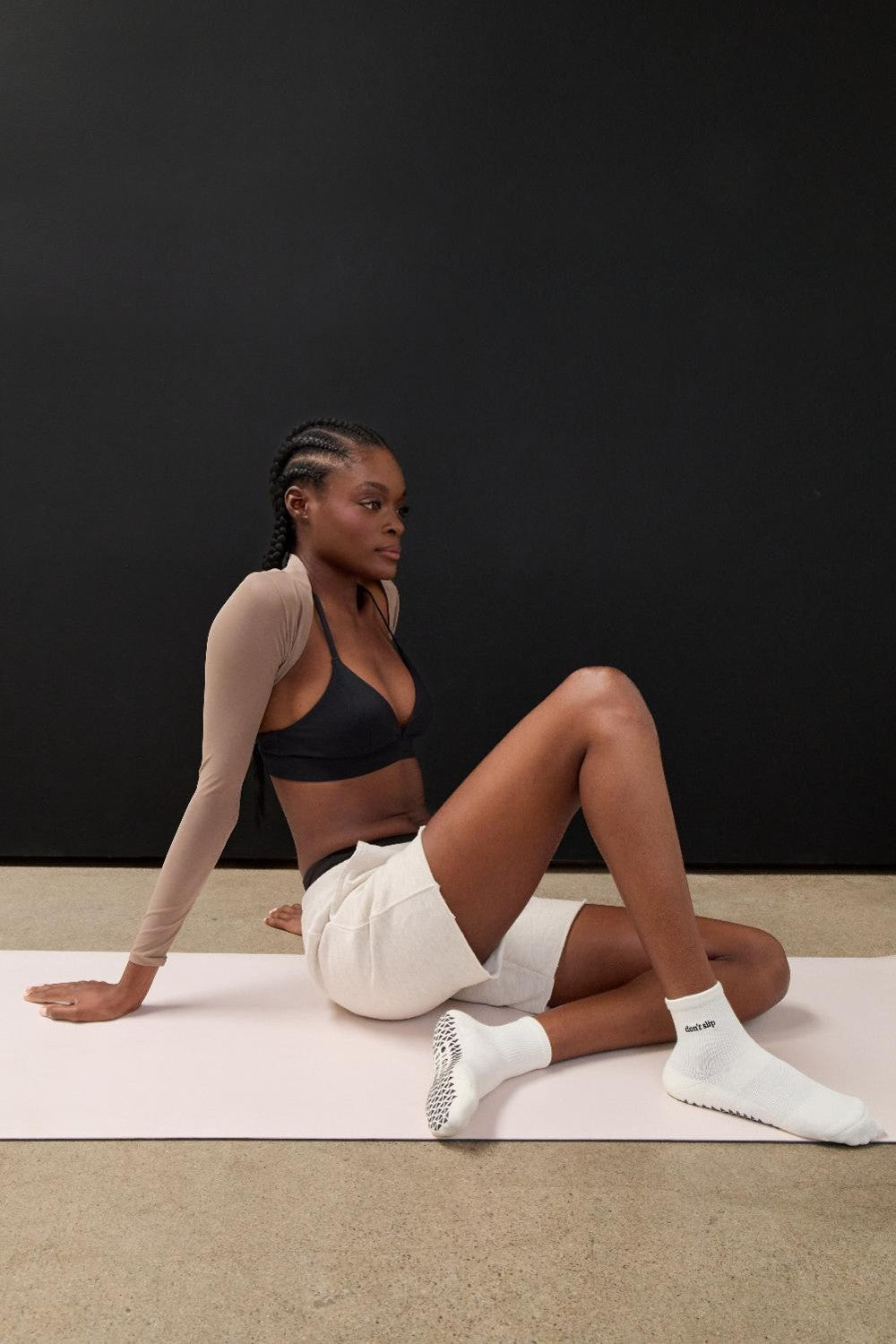 Halkfri fotledsstrumpa