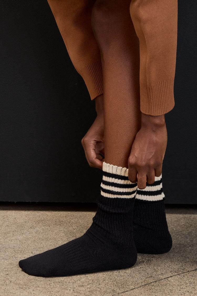 Slouch Lexi Crew Grip Sock