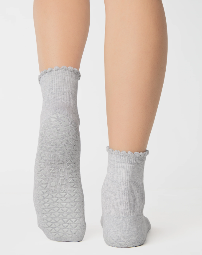 Cherry Ankle Grip Sock